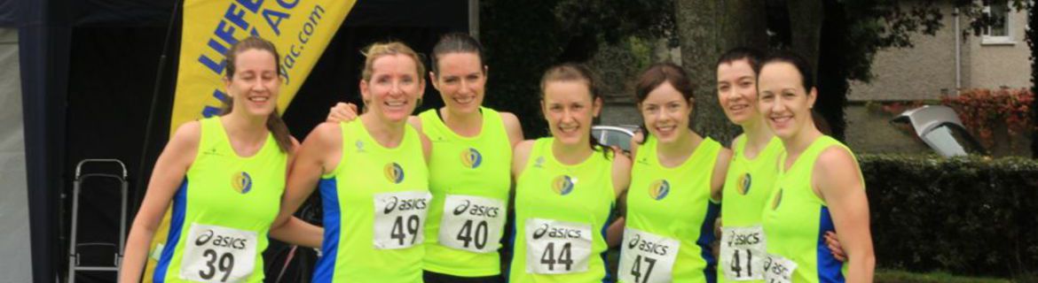 Our women's team at the Dublin Novice Cross Country